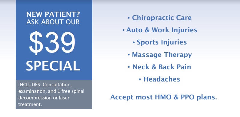 New Patient Offer New Patient $39 Special Offer